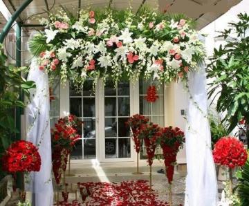 Cổng hoa cưới đẹp 001